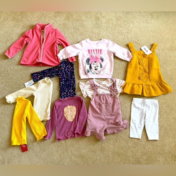 Bundle of baby girl clothes 18-24 months - Picture 1 of 12